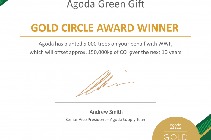 Agoda-Green Certificate
